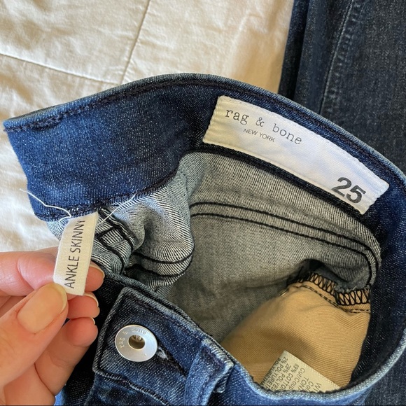 Rag & Bone Ankle Skinny Jeans - Picture 7 of 10